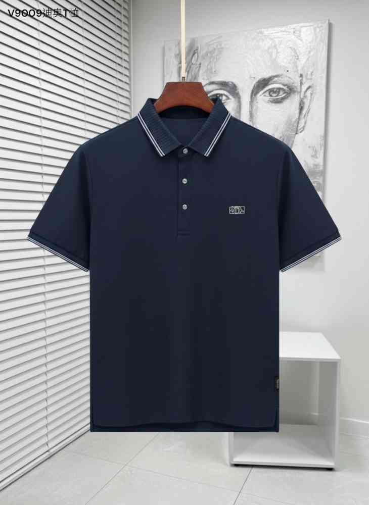 Blue Dior Black Premium Quality Polo T-Shirt
