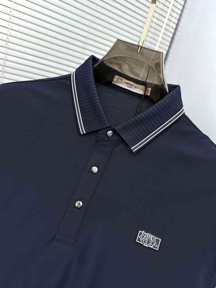 Dior Blue Premium Quality Polo T-Shirt-2