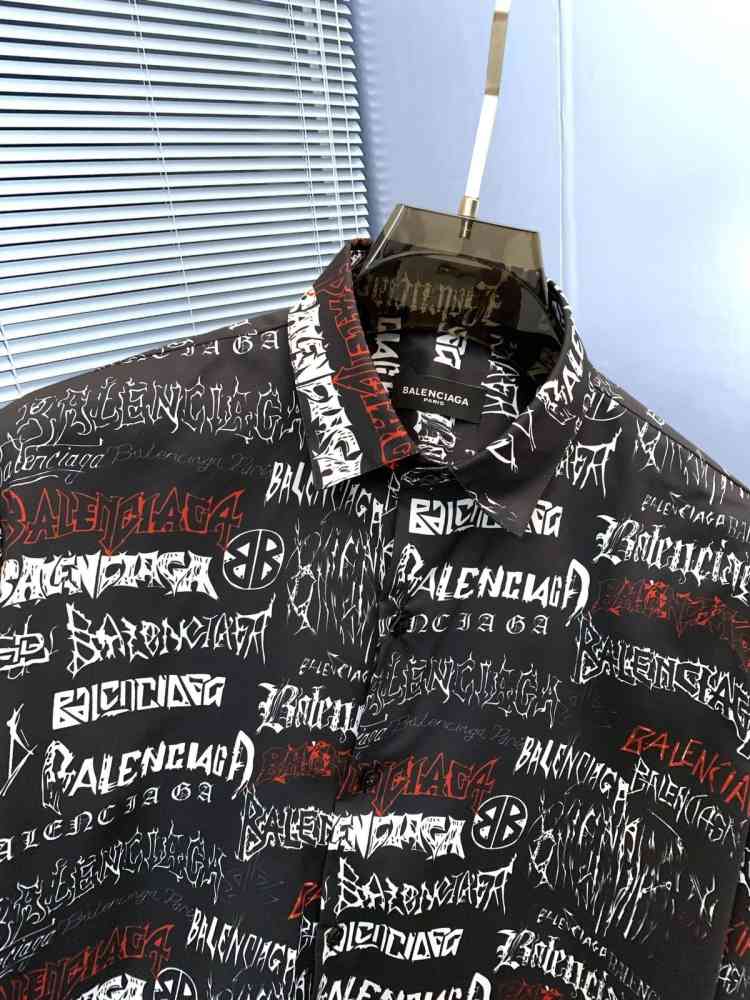 Balenciaga Black Premium Quality Designer Shirt-3