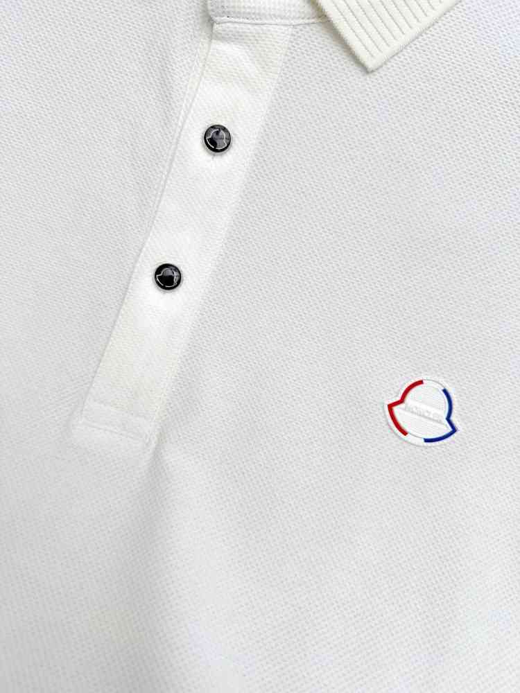 Moncler White Premium Quality T-shirt-thumb-1