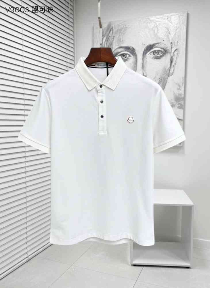 White Moncler Black Premium Quality T-shirt