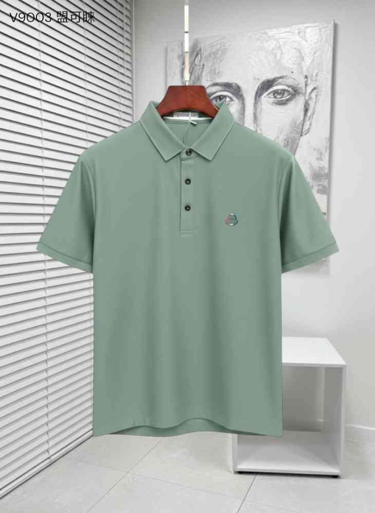 Green Moncler Black Premium Quality T-shirt
