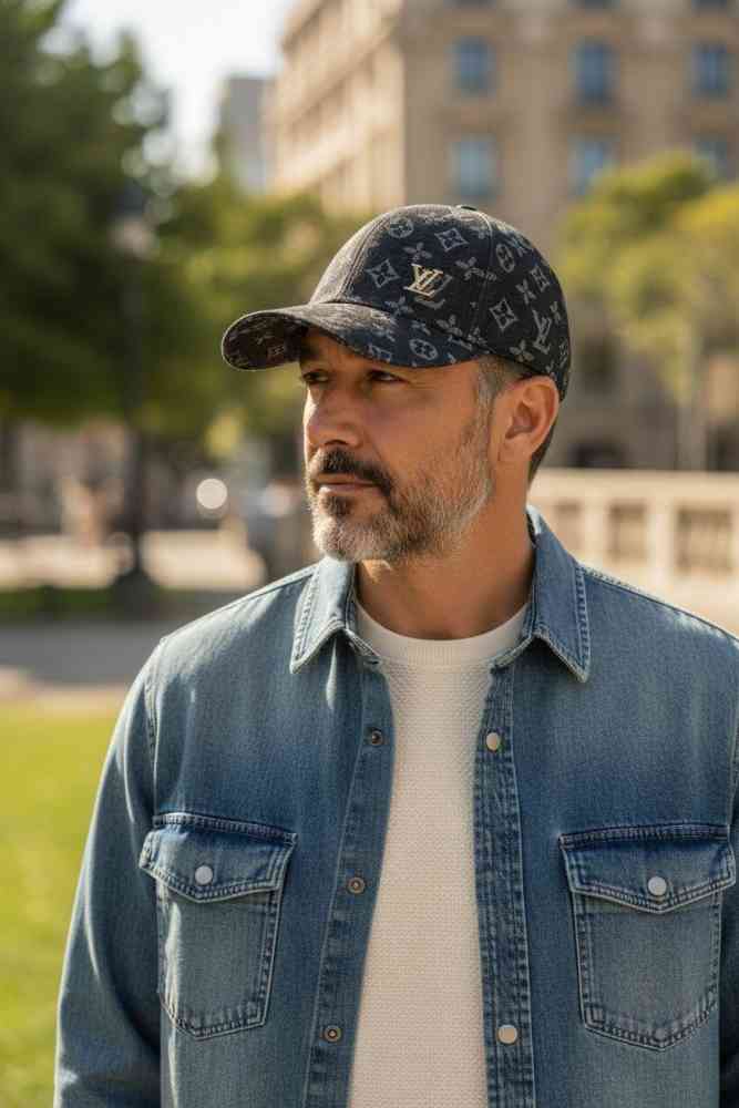Louis Vuitton Black Premium Quality Cap-thumb-0