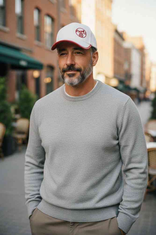 Hermes White Premium Quality Caps-thumb-1