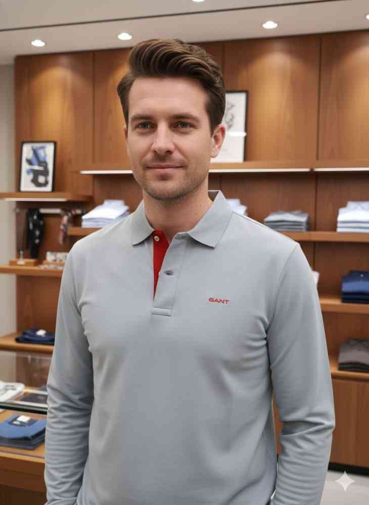 Gant Blue Premium Quality T-shirt-1