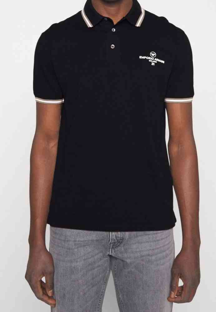 Black Emporio Armani Brown Premium Quality Polo T-shirt