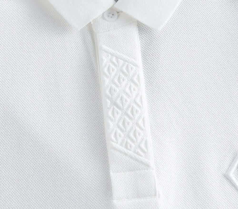 Dior White Premium Quality Polo T-Shirt-3