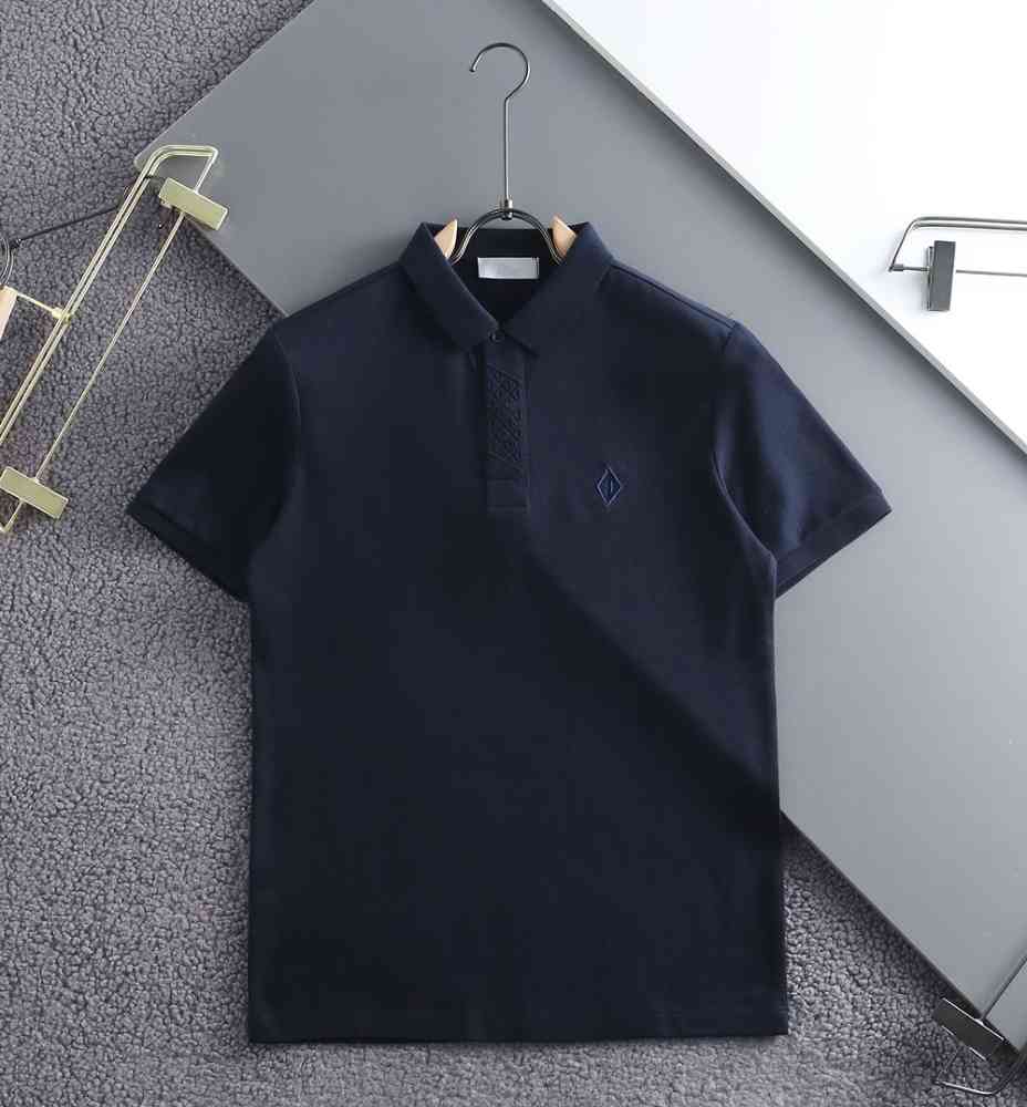 Blue Dior Black Premium Quality Polo T-Shirt