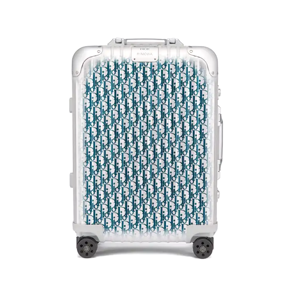 Blue Dior & Rimowa dark Grey Premium Cabin Trolley Bag