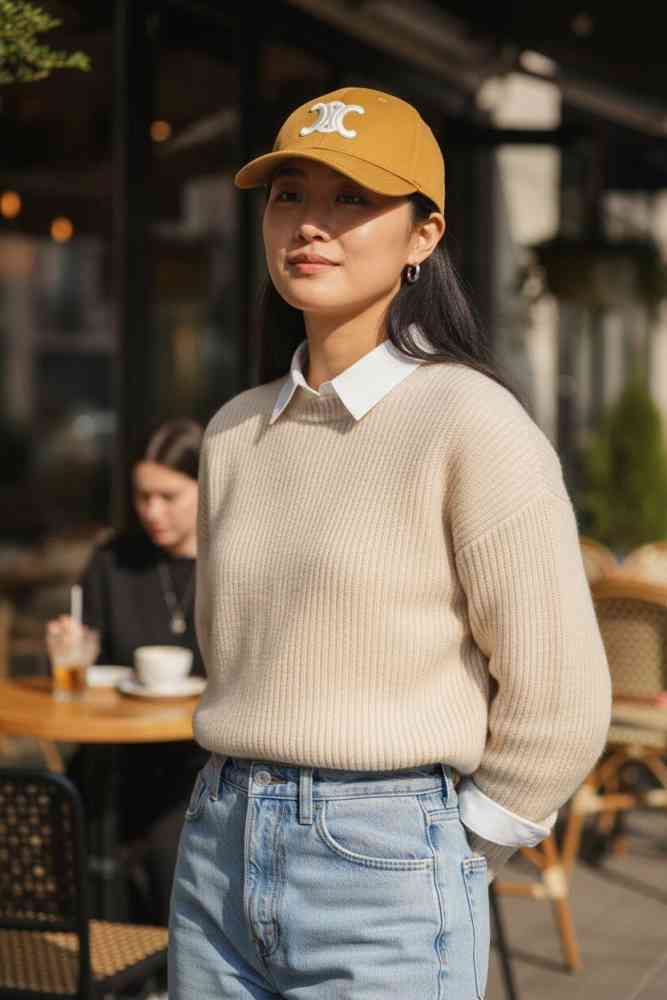 Celine Monogram Brown Premium Caps-thumb-1
