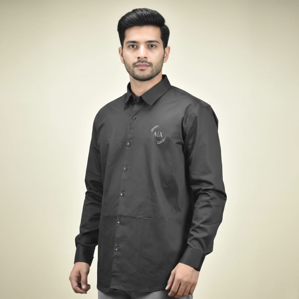 Black Armani Exchange Sky Blue Premium Quality Shirt
