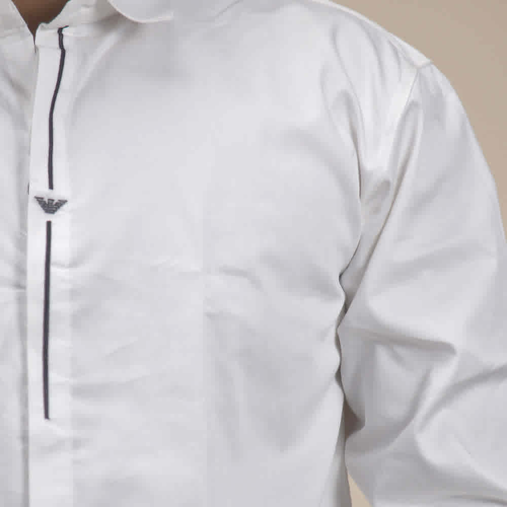 Emporio Armani White Premium Quality Shirt-4