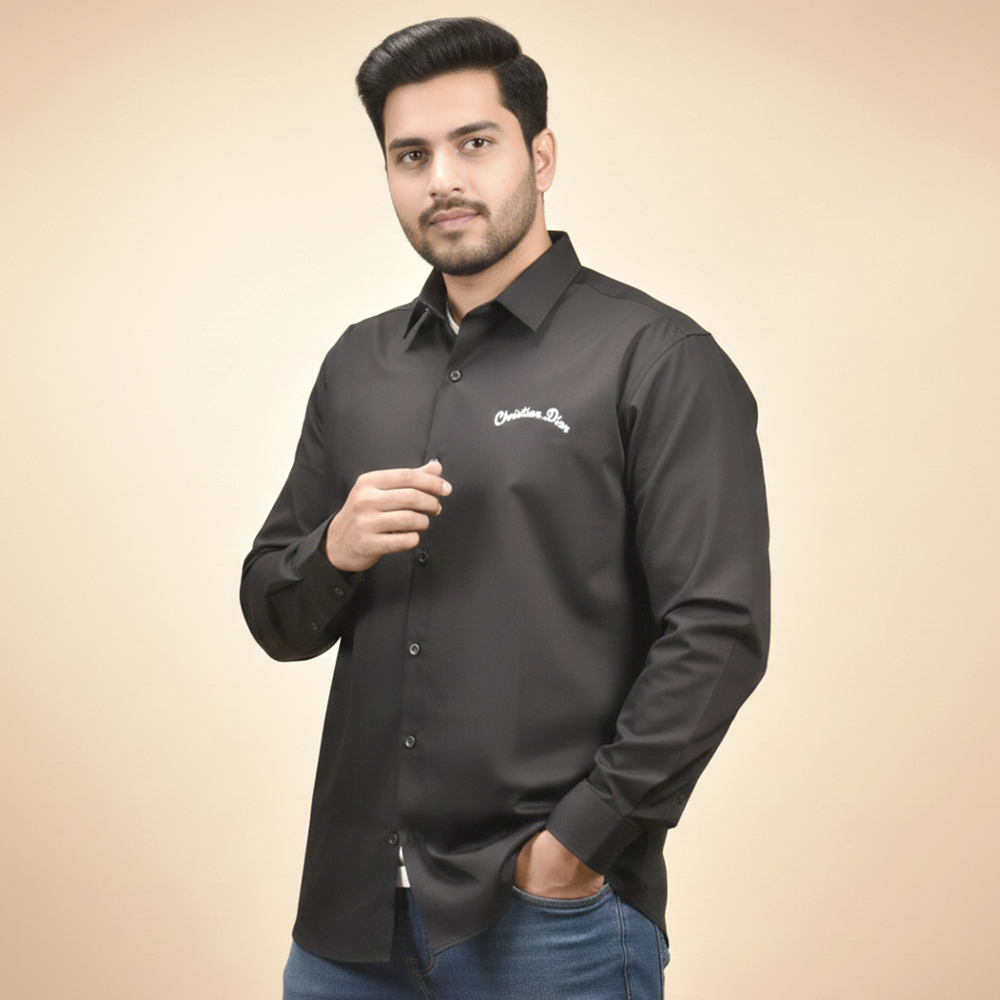 Black Dior White Premium Quality Shirt