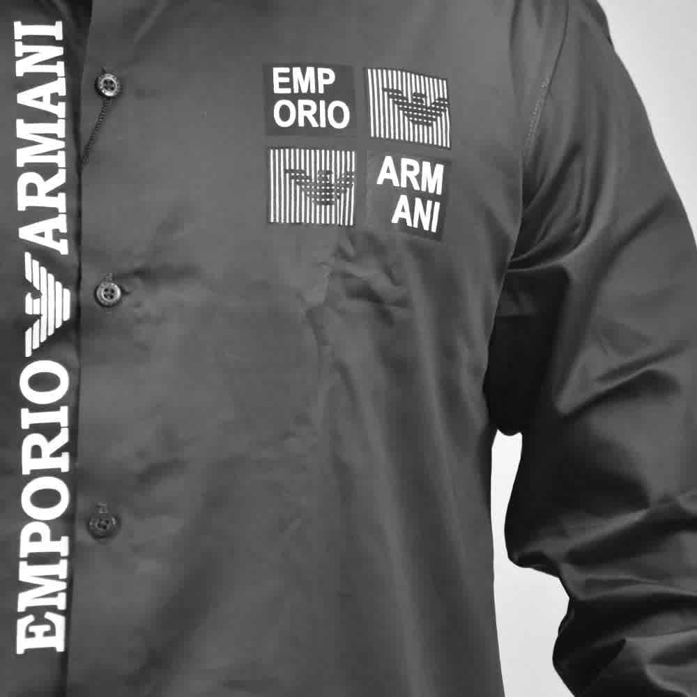 Emporio Armani Black Premium Quality Shirt-3