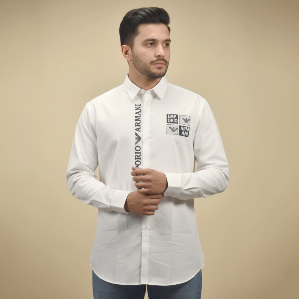Emporio Armani White Premium Quality Shirt-1
