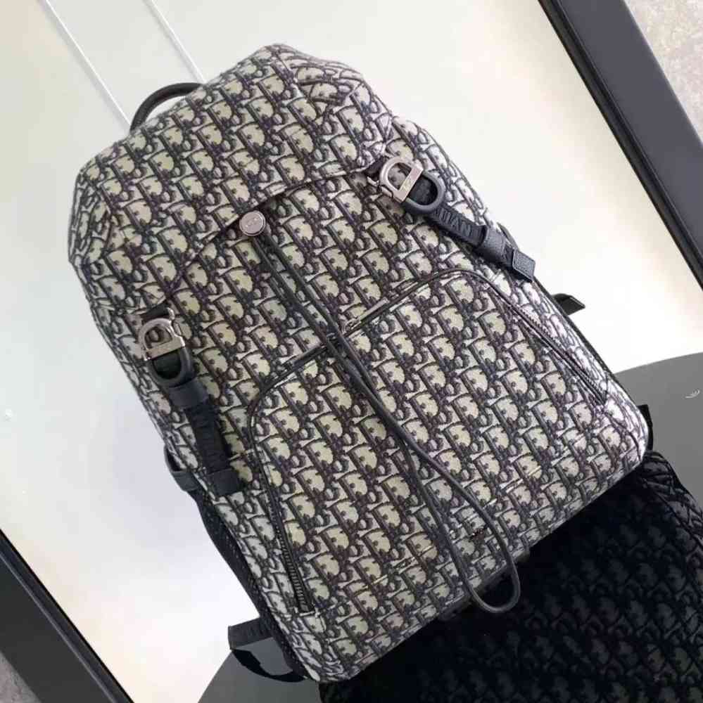 Dior Saddle Bag Black Premium Quality Backpack-thumb-1