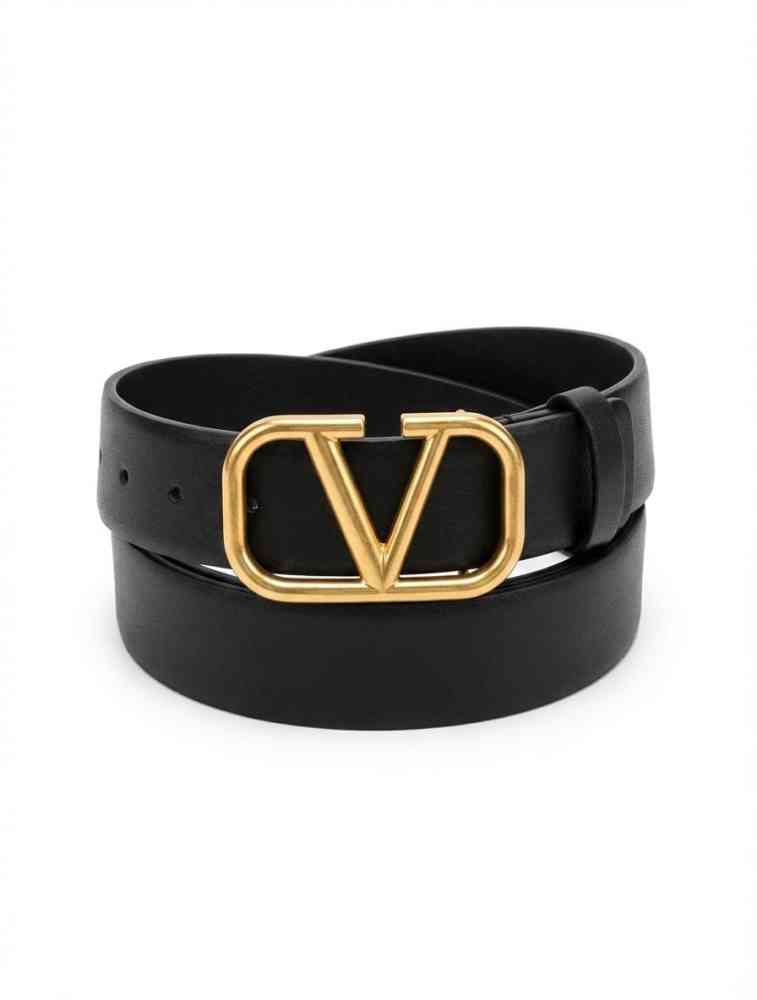 Black & Golden Valentino Brown & Golden Premium Quality Loco Belt