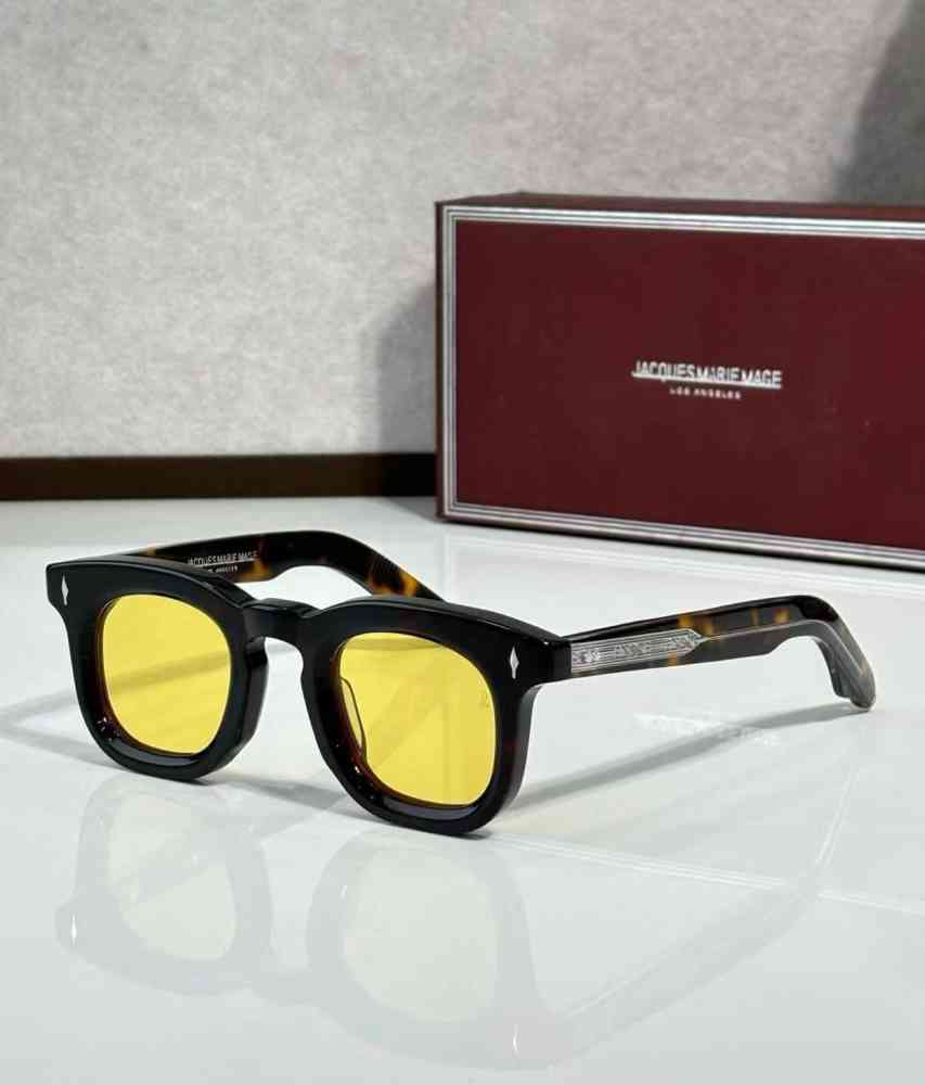 Yellow Jacques Marie Mage Pink Luxury Sunglasses