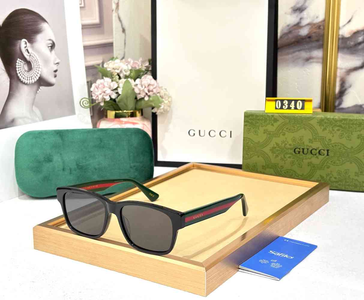 Green Gucci Black Luxury Sunglasses