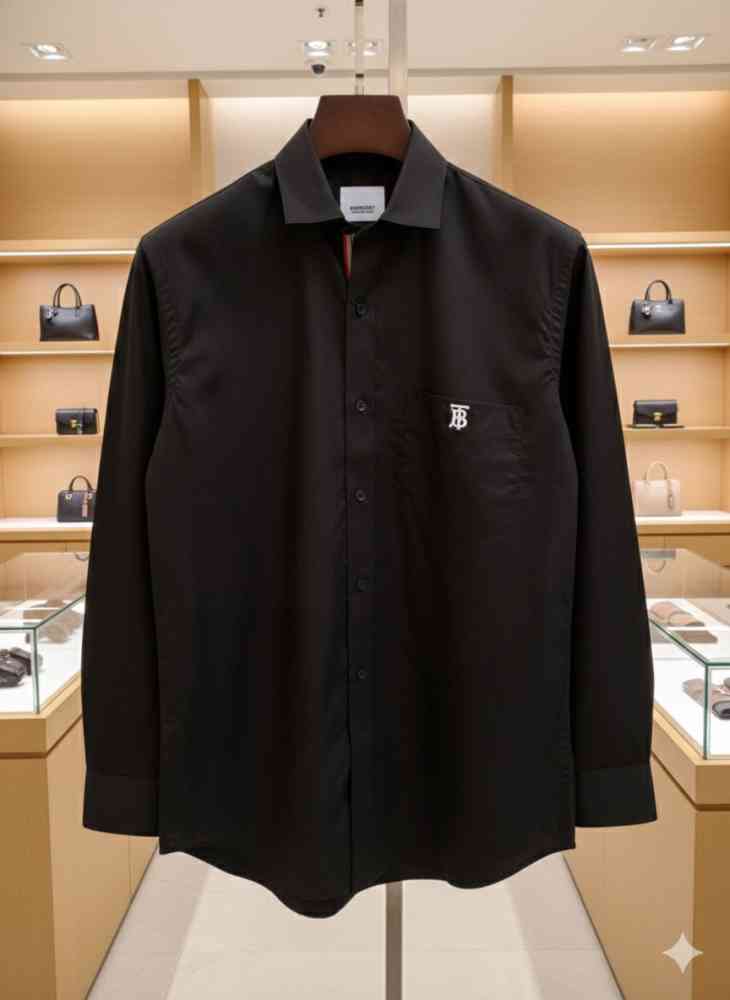 Black Burberry Brown Premium Quality Shirt