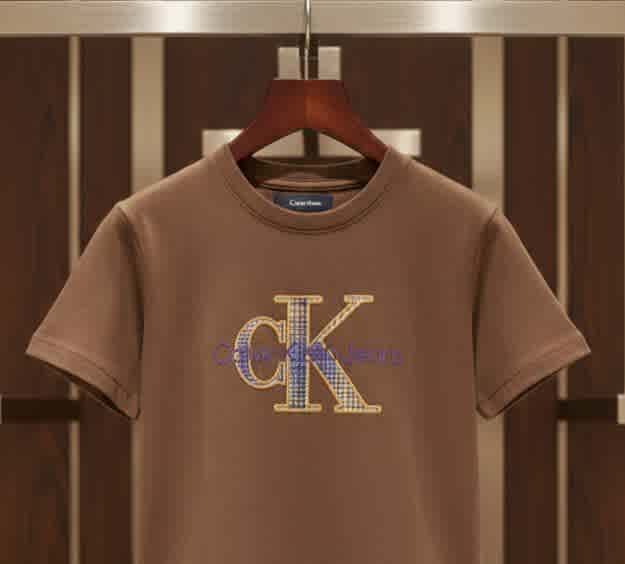 Calvin Klein Print Brown Kids T-shirt-thumb-2