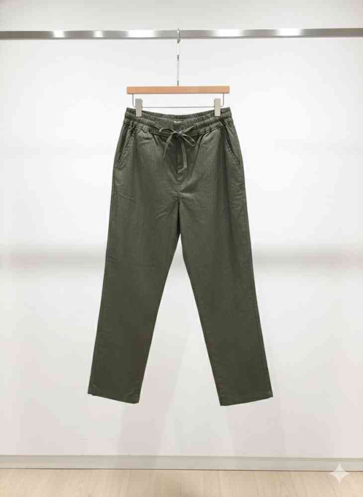 Zara Green Premium Linen Heavy Quality Lower-thumb-1