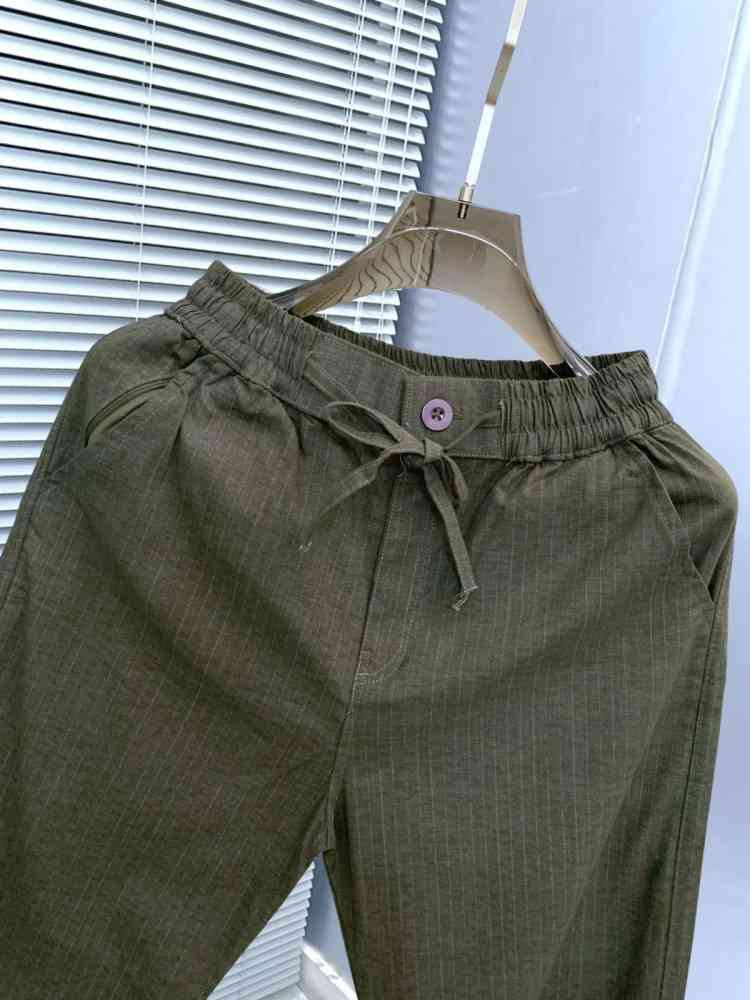 Zara Green Premium Linen Heavy Quality Lower-thumb-2