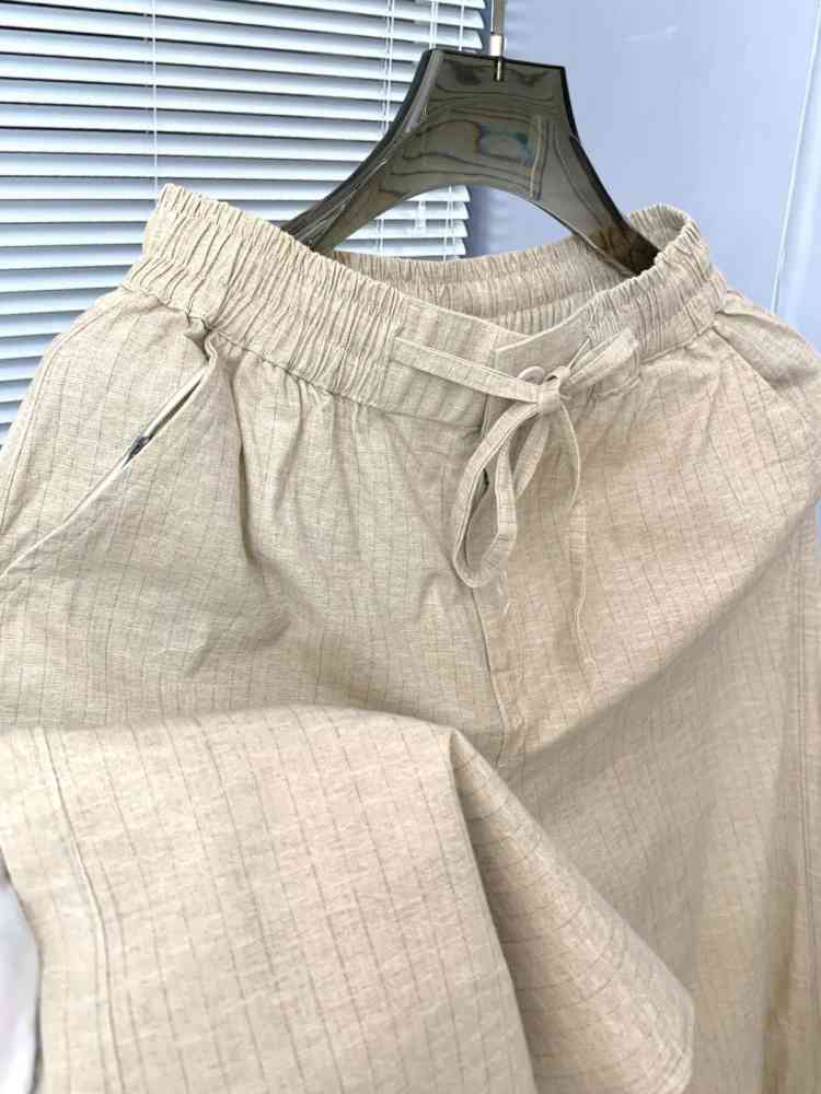 Zara Cream Premium Linen Heavy Quality Lower-thumb-3