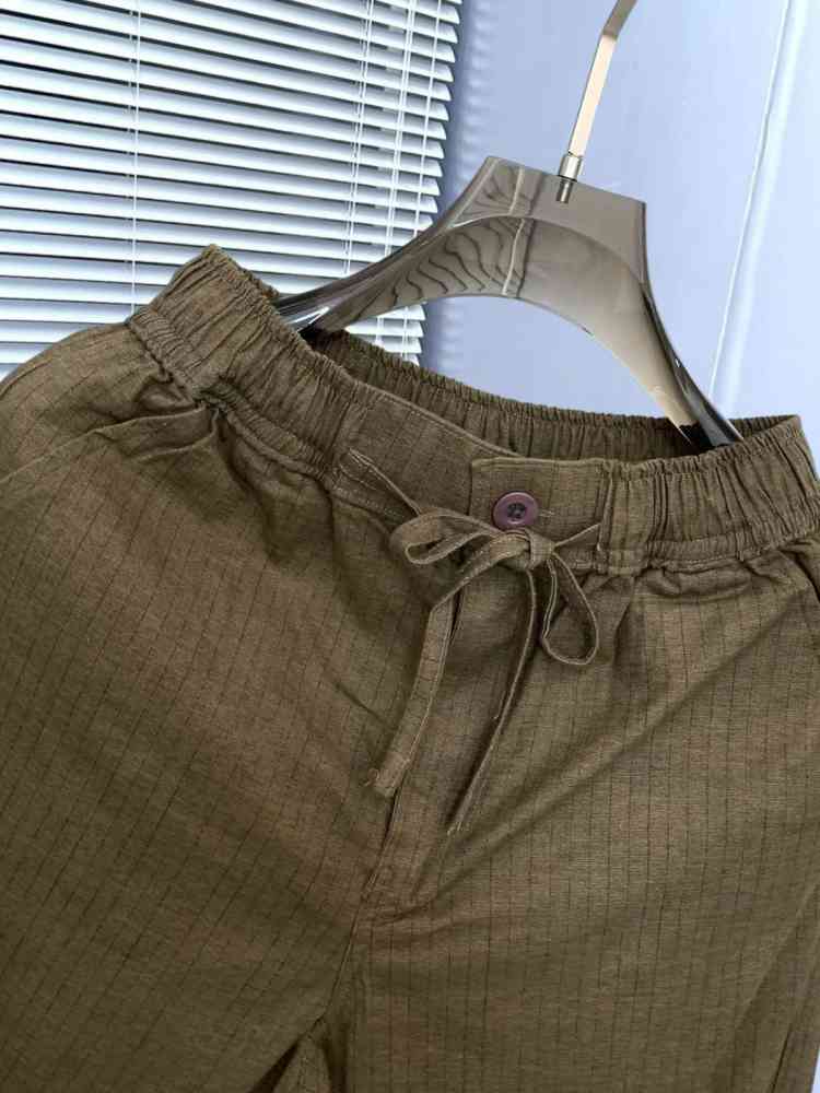 Zara Brown Premium Linen Heavy Quality Lower-thumb-4
