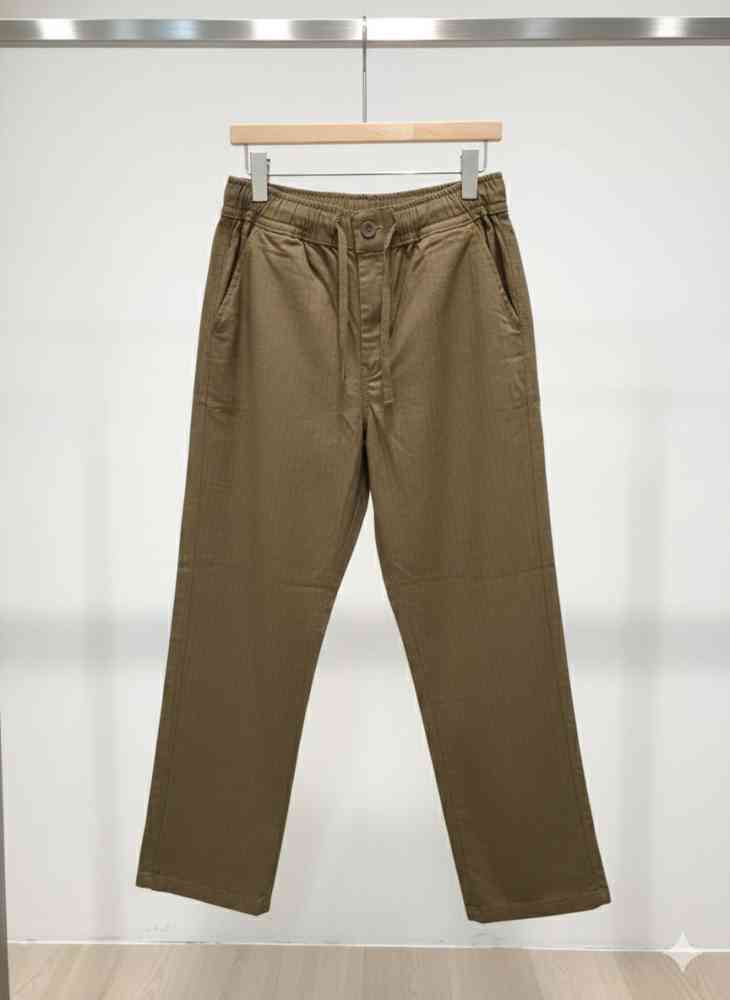 Zara Brown Premium Linen Heavy Quality Lower-thumb-1