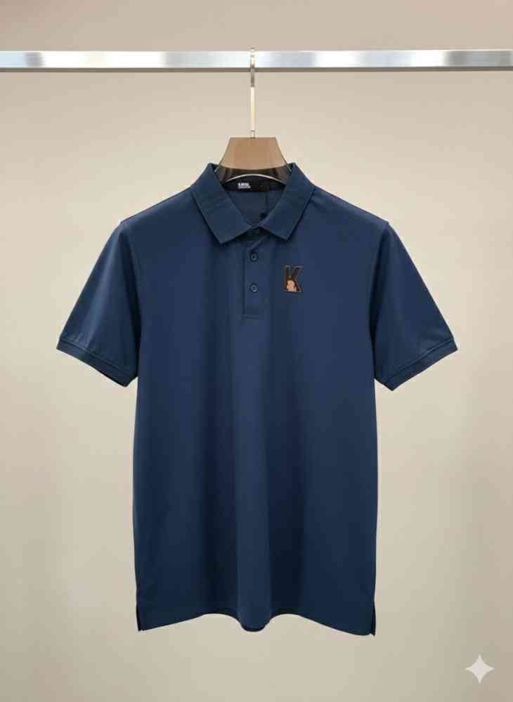 Blue Karl Lagerfeld Pink Premium Quality T-shirt