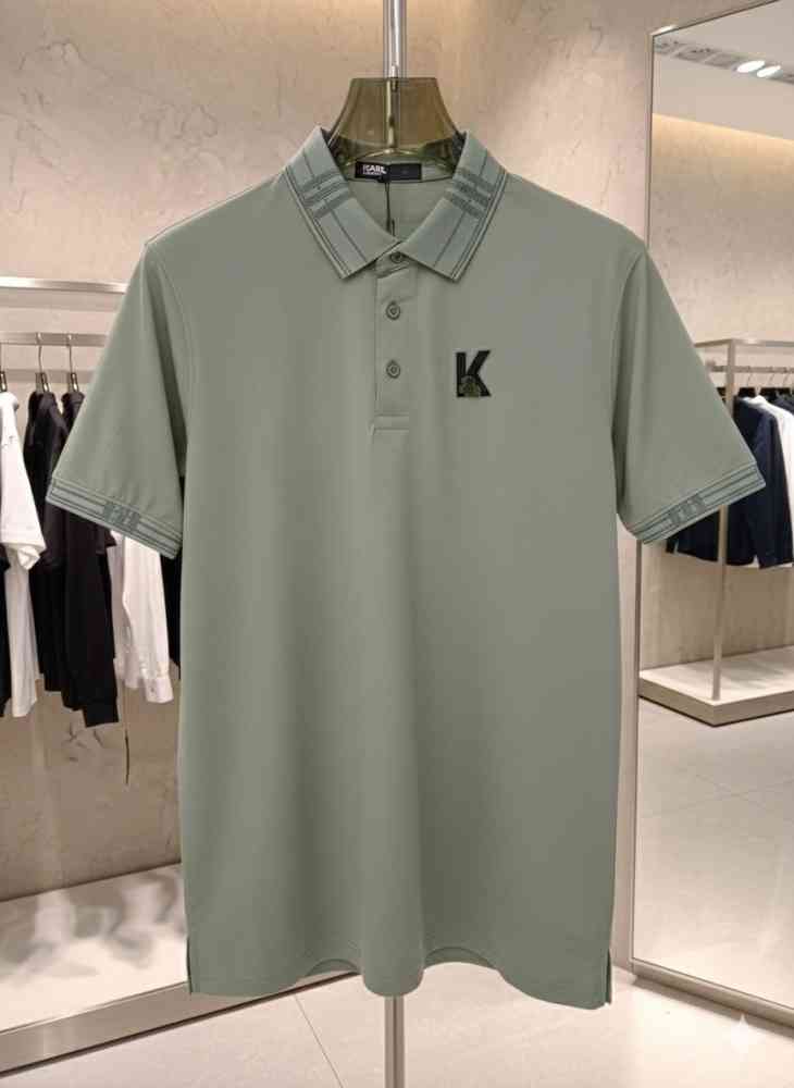 Green Karl Lagerfeld Pink Premium Quality T-shirt