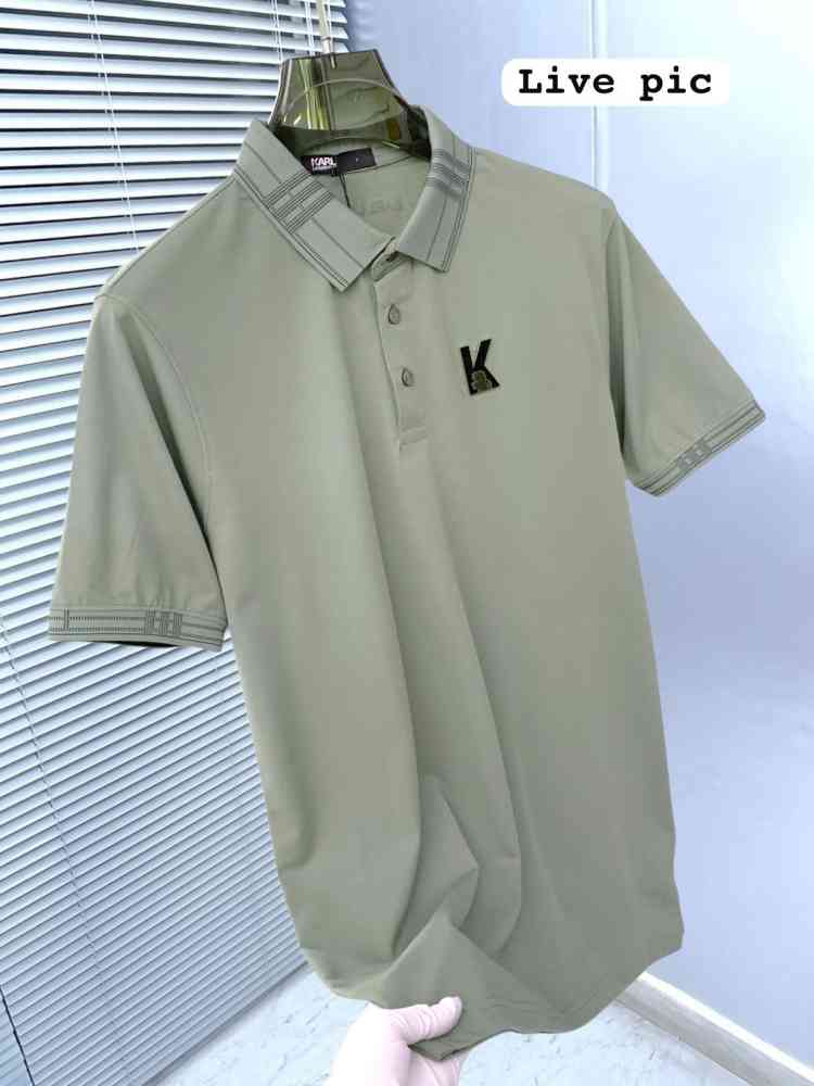 Karl Lagerfeld Green Premium Quality T-shirt-thumb-1