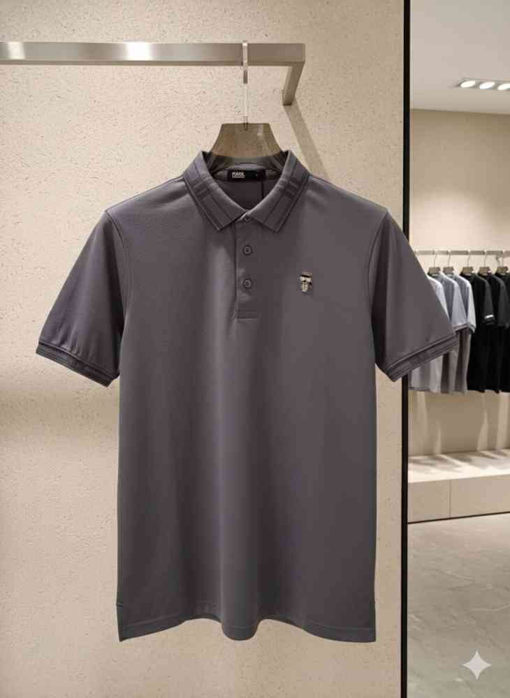 Grey Karl Lagerfeld Pink Premium Quality T-shirt