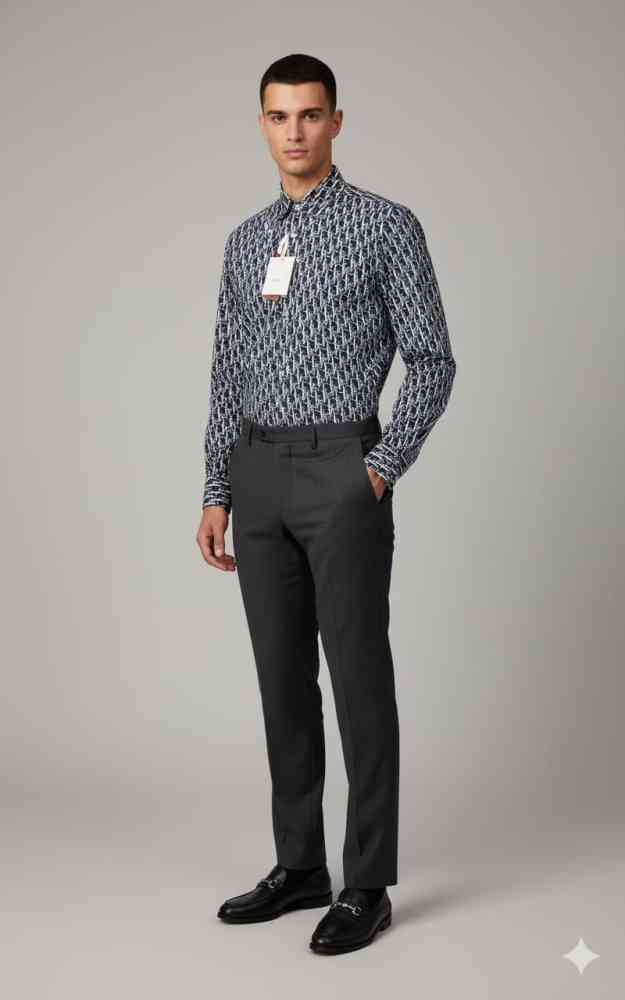 Dior Black Premium Quality Shirt-thumb-1