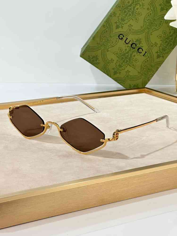 Brown Gucci Pink Women's Sunglasses