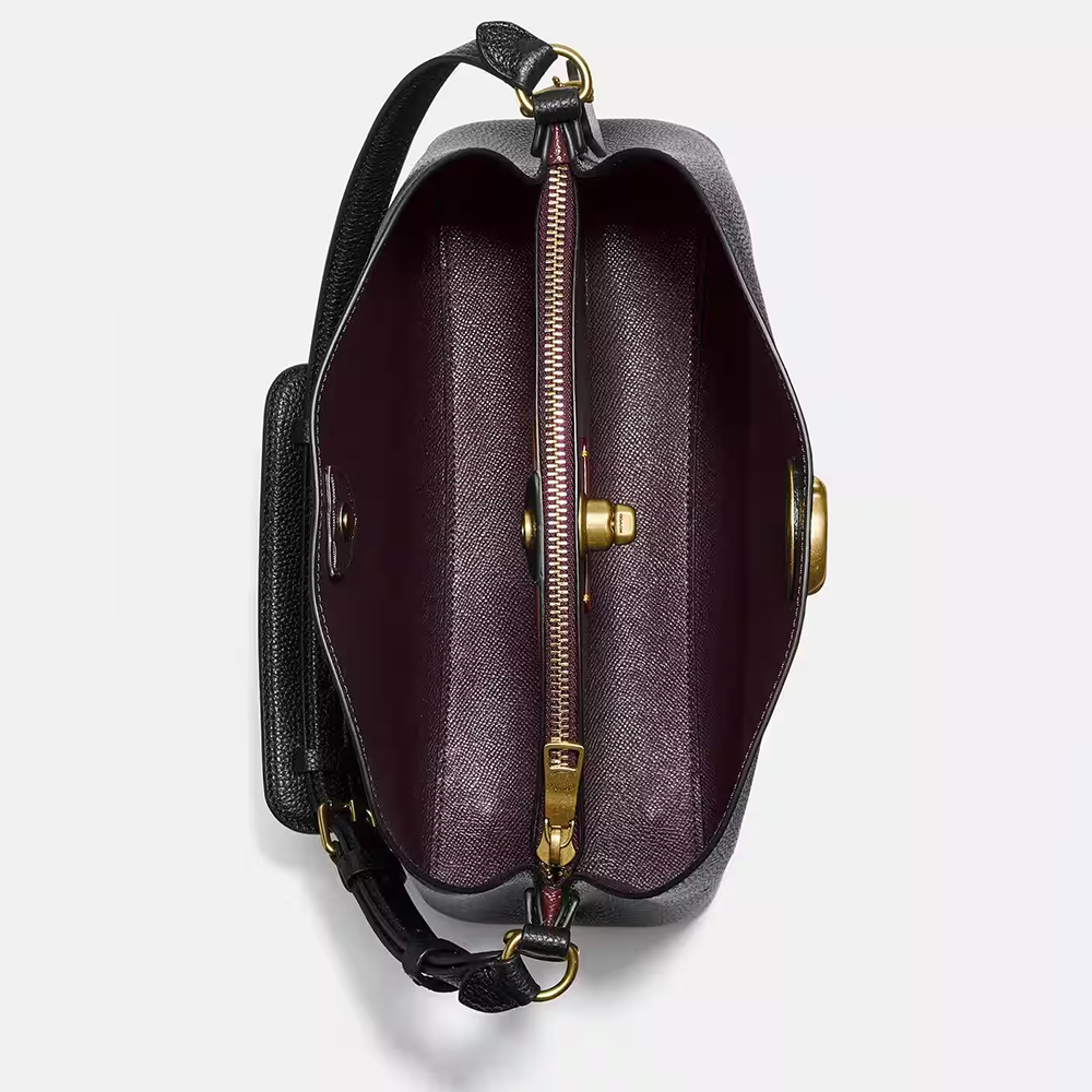 Coach Willow Bucket Laurel Black Bucket Shoulder Bag-thumb-2