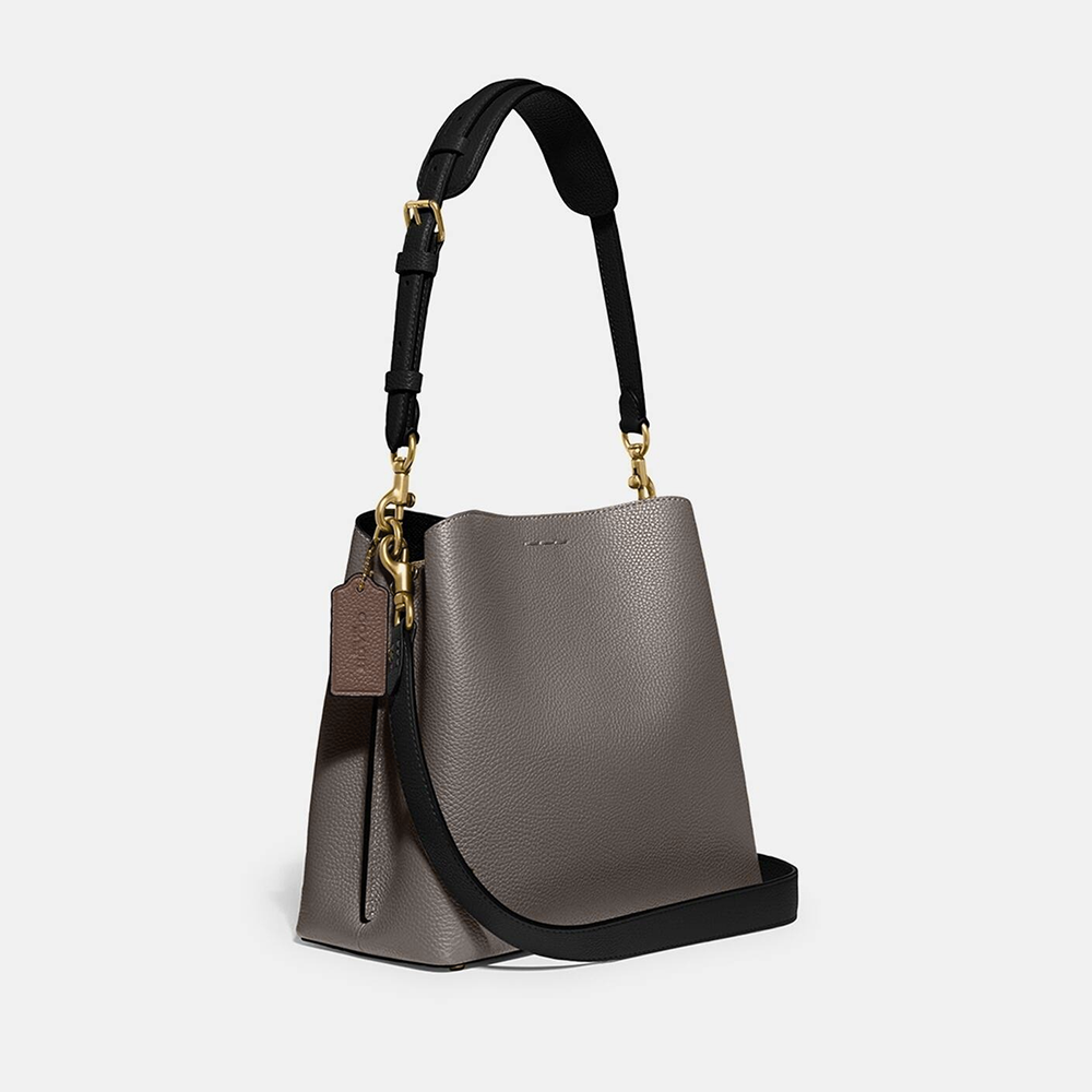 Coach Willow Bucket Laurel Grey Bucket Shoulder Bag-thumb-1