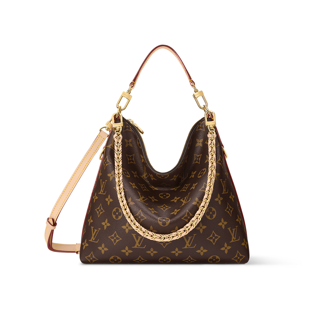 Louis Vuitton Brown Premium Quality Hobo Handbag-thumb-0