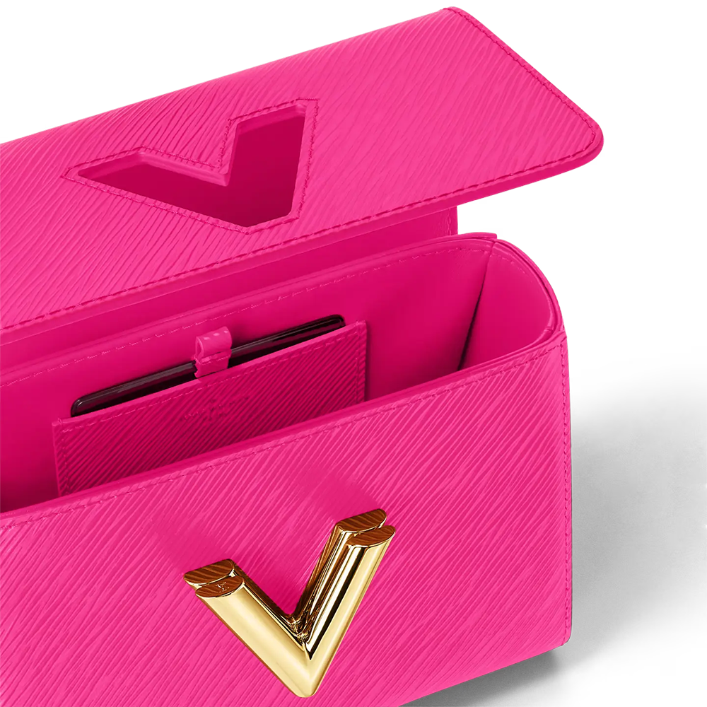 Louis Vuitton Epi Twist Pink MM Sling Handbag-4