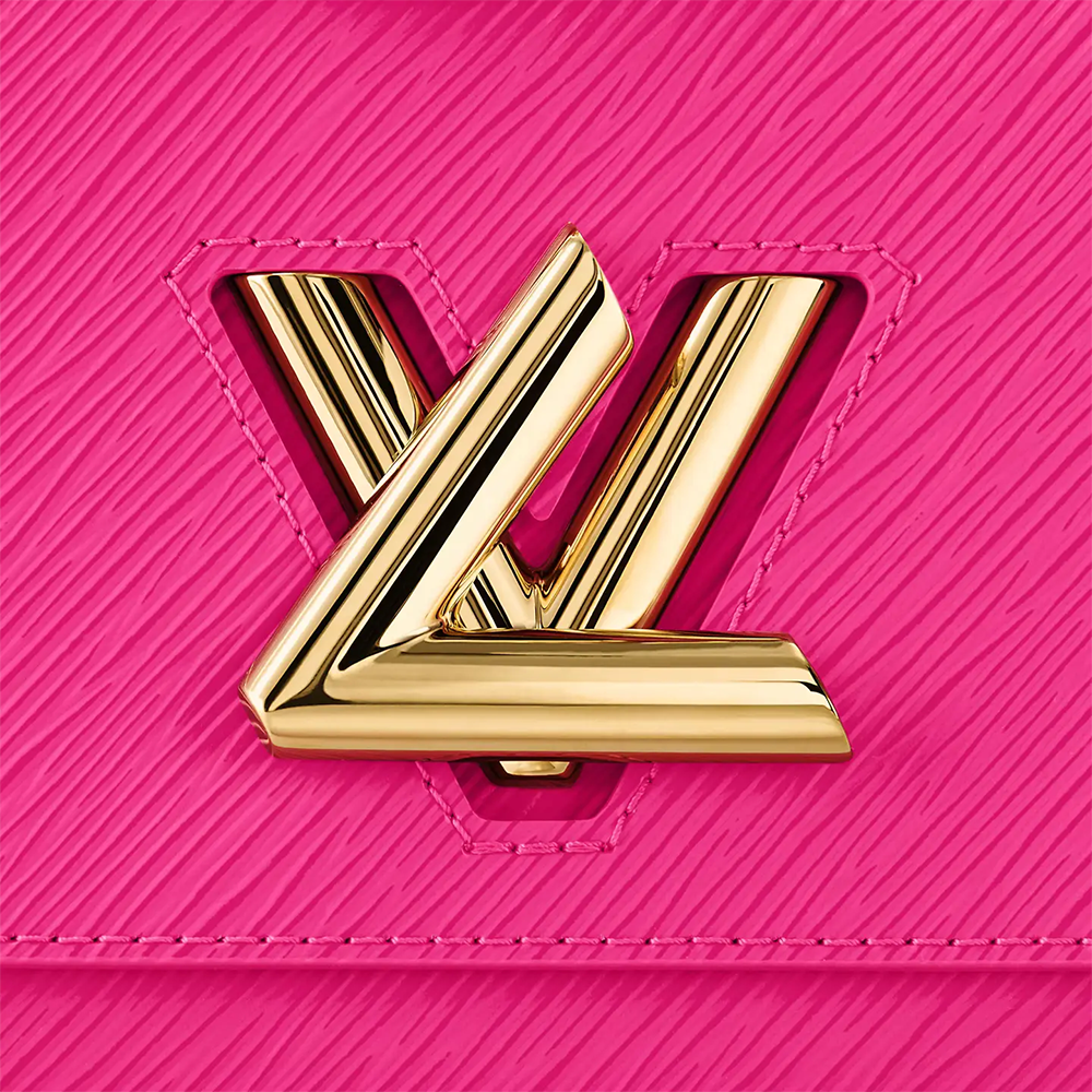 Louis Vuitton Epi Twist Pink MM Sling Handbag-6