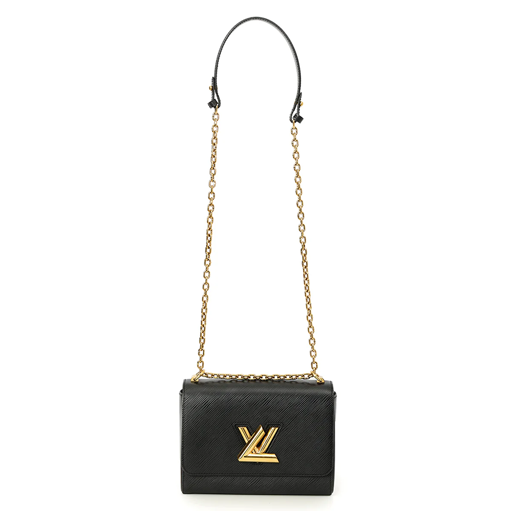 Louis Vuitton Epi Twist Black MM Handbag-thumb-5