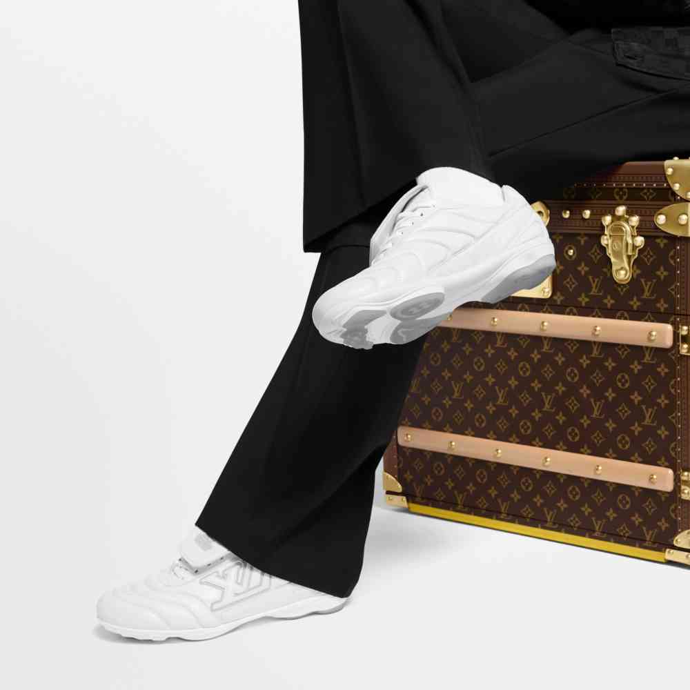 Louis Vuitton White Premium Quality Sneakers-thumb-1