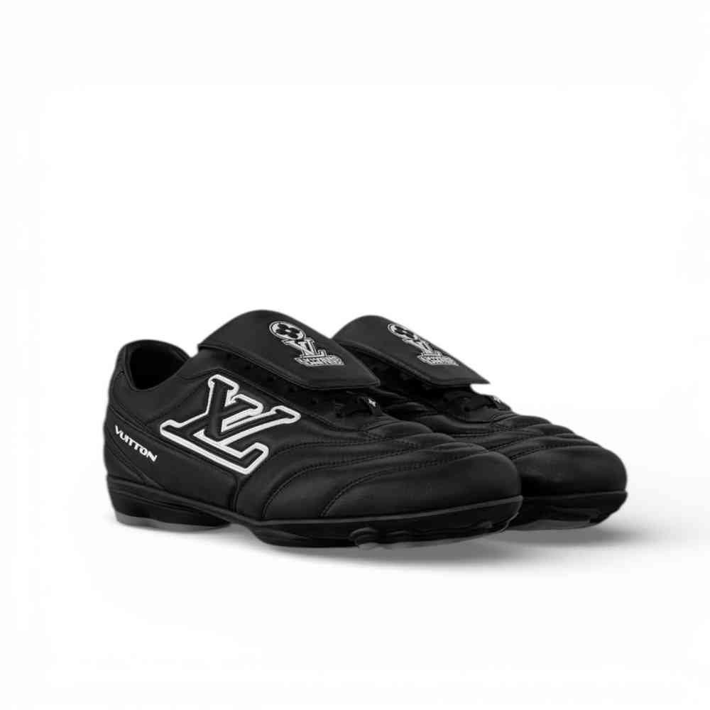 Black Louis Vuitton White Premium Quality Sneakers