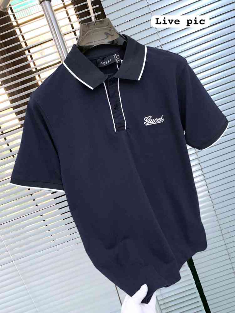 Gucci Blue Premium Quality Polo T-shirt-2