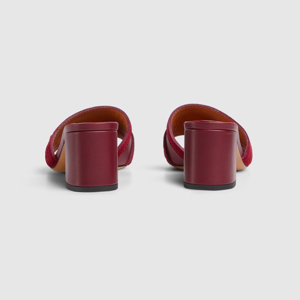 Gucci Marmont Red Horsebit Sleep On Sandals-thumb-2