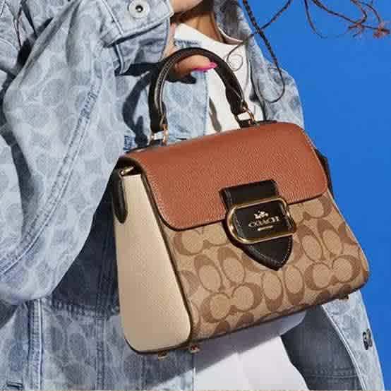 Coach Morgan Brown Saddle Sling Bag-thumb-2