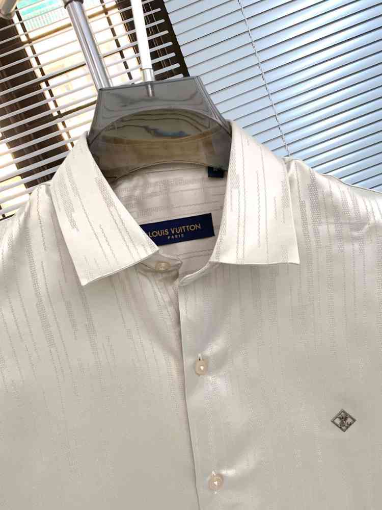 Louis Vuitton Monogram White Premium Cotton Shirt-3