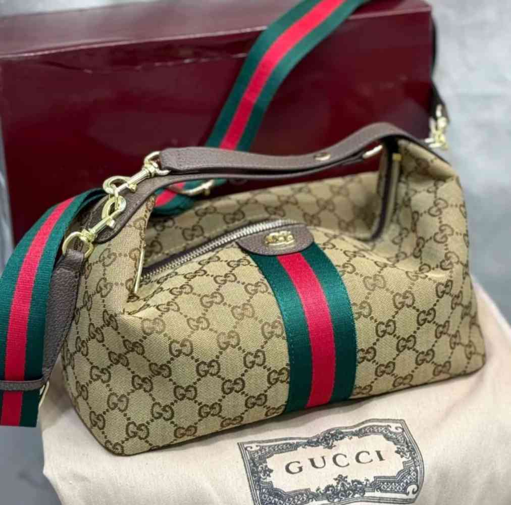 Gucci Ophidia Beige Top Handle Bag-thumb-2