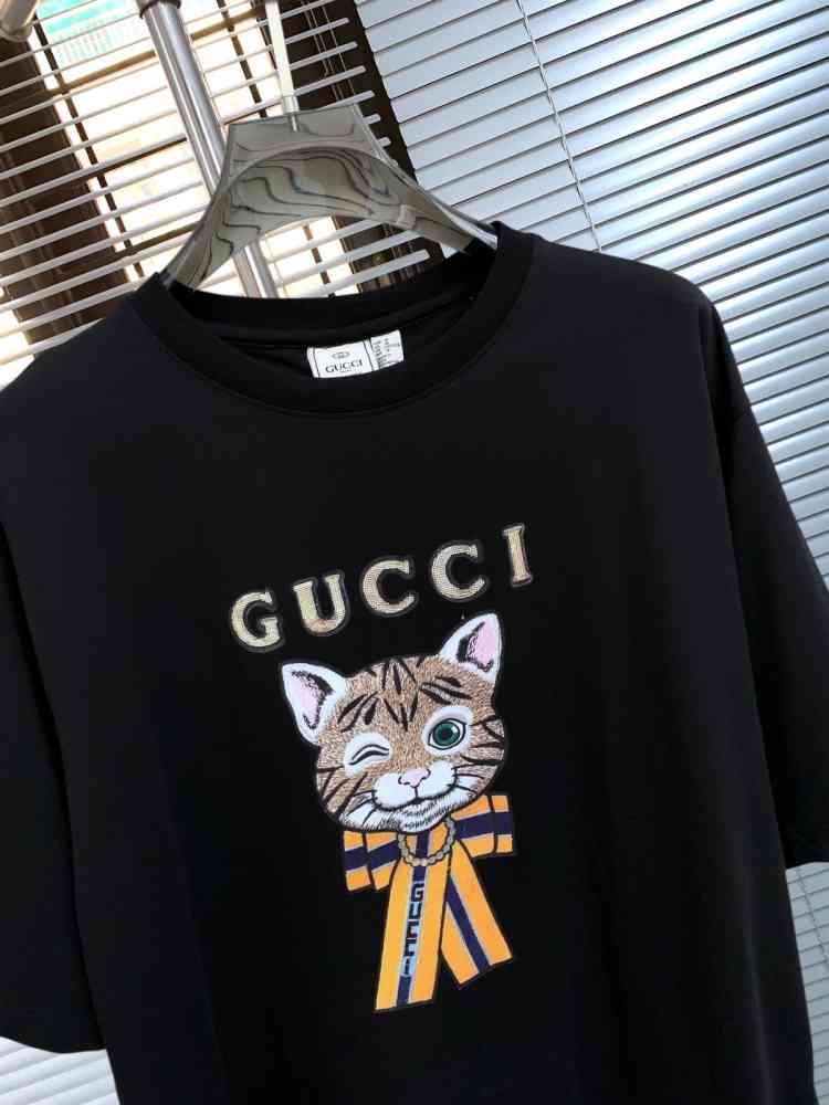 Gucci Black Premium Quality Polo T-shirt-thumb-2